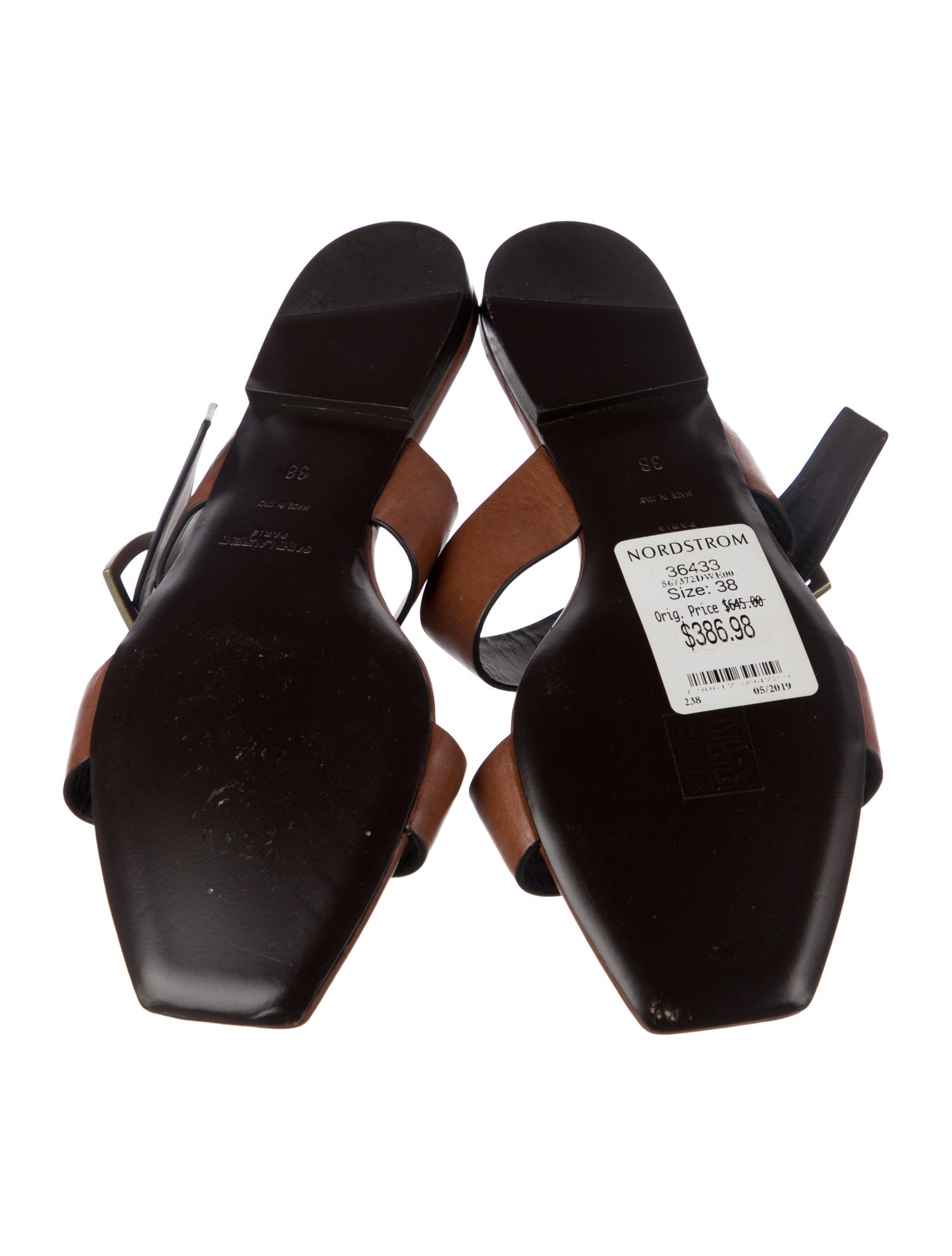 Saint Laurent Leather Sandals